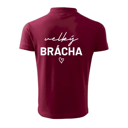Velký brácha - nápis na prsou