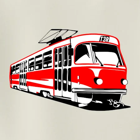 Tramvaj T3R barevná