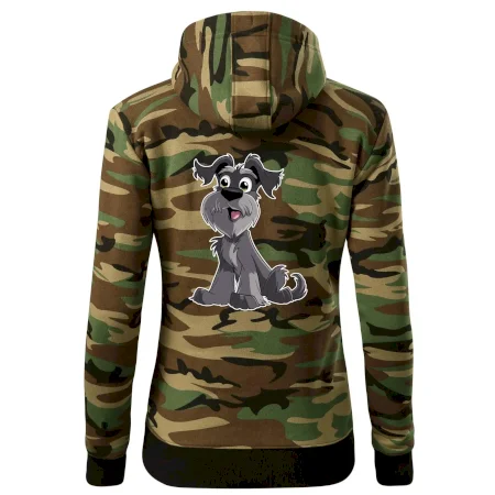 Knírač kreslený sedící