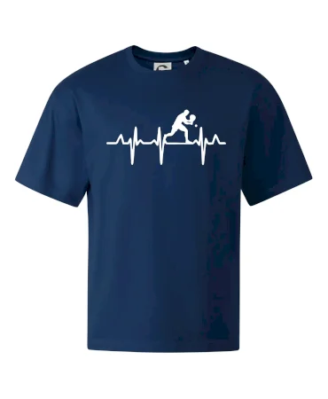 EKG stolní tenista stojící