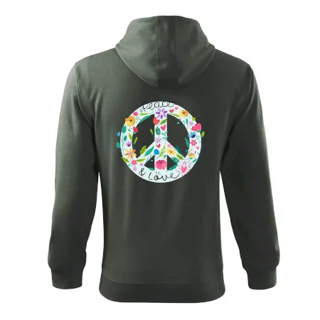 Peace and love symbol