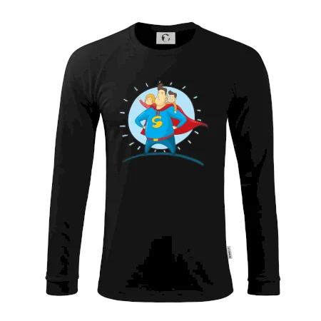 Táta superman - holka a kluk