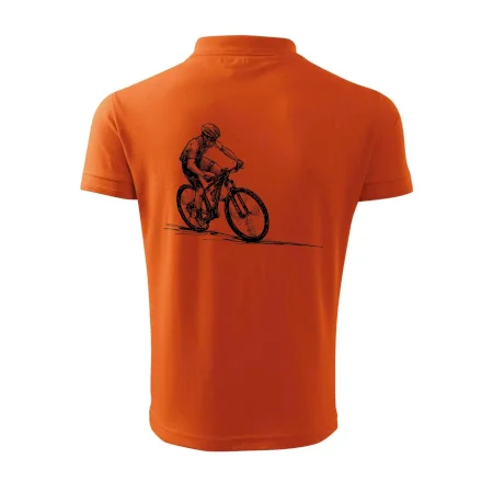 MTB kreslený cyklista