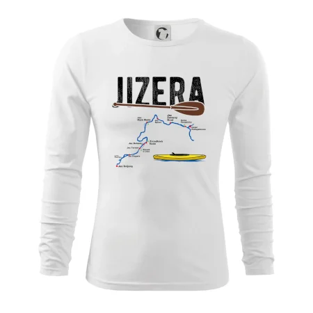 Mapa řeky Jizery