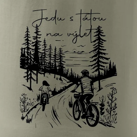 Cyklistika  - Jedu s tátou na výlet - Táta a dcera