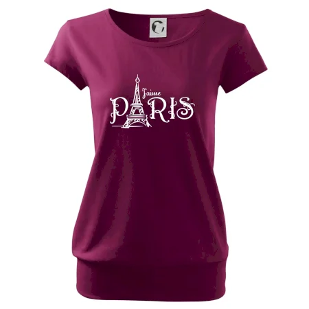Paris nápis Eiffelovka rovný