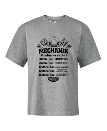 Mechanik - hodinová sazba