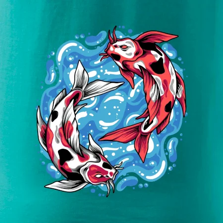 Yin & Yang Koi kapr - červený