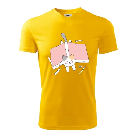 Učení na státnice kočka