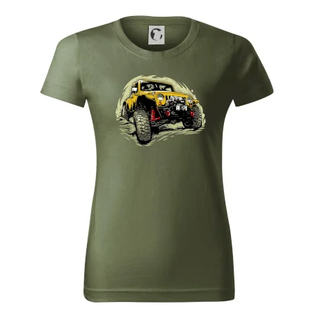 Žlutý offroad s navijákem