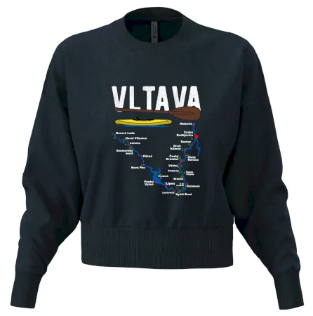 Mapa řeky Vltavy