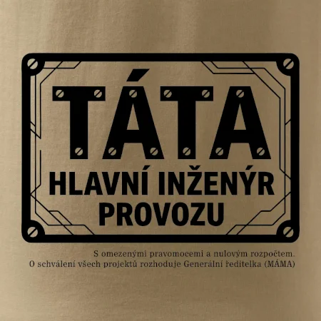 Táta hlavní inženýr provozu