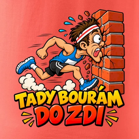Maratonec tady bourám do zdi