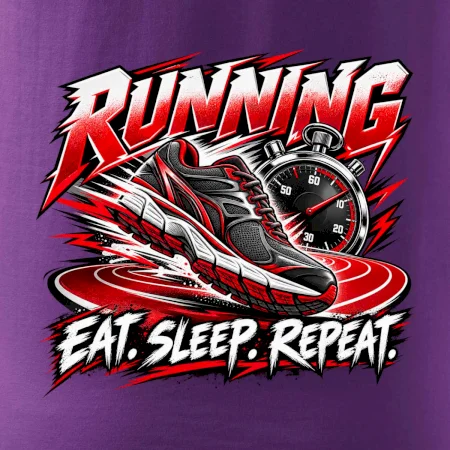 Běžecká bota se stopkami eat sleep repeat