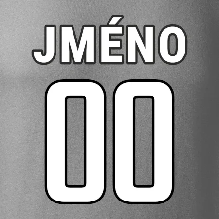 Fotbalový dres - vlastní jméno a číslo