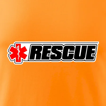 Záchranář rescue kříž červený