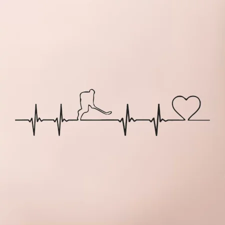 Hokejový hráč EKG