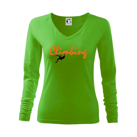 Climbing psací text