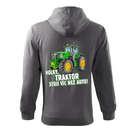 Holky, traktor stojí víc než auto