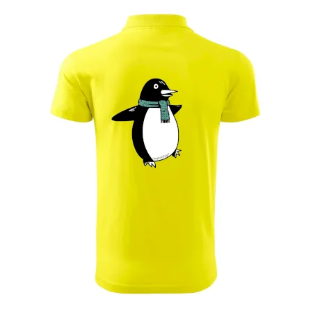 Tučňák se zelenou šálou