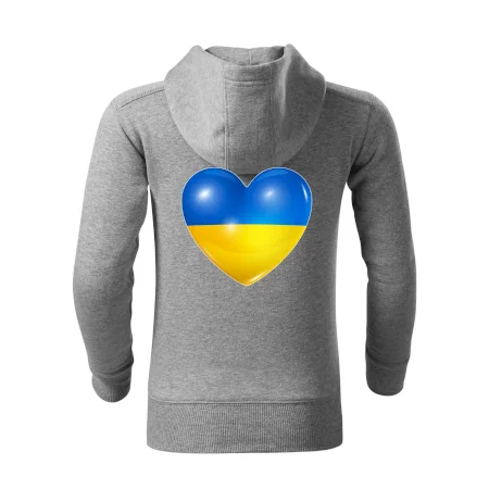 Ukrajina srdce vlajka