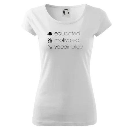 Educated motivated vaccinated