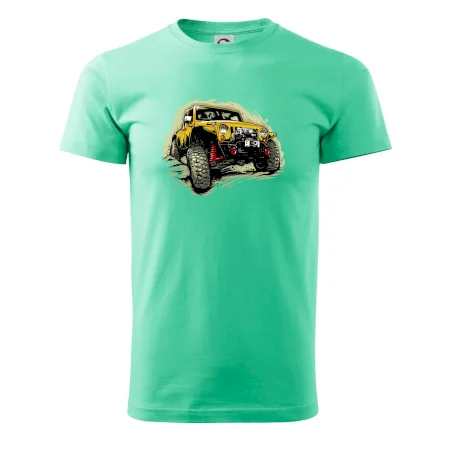 Žlutý offroad s navijákem