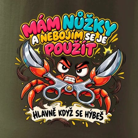 Mám nůžky a nebojím se je použít