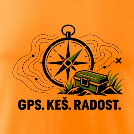 Kompas s krabičkou GPS keš radost