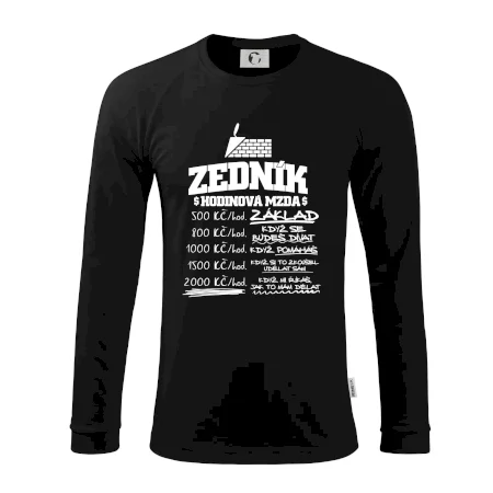 Hodinová mzda zedník