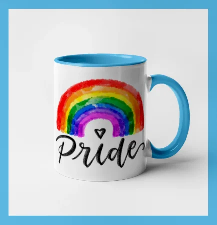 Duha pride kreslená