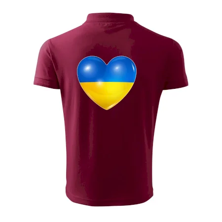 Ukrajina srdce vlajka