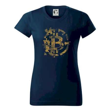 Logo bitcoin puzzle