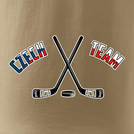 Czech team - hokejky a puk