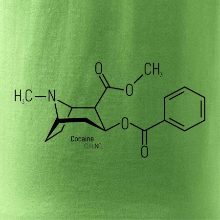 Molekulární struktura Cocaine Kokain
