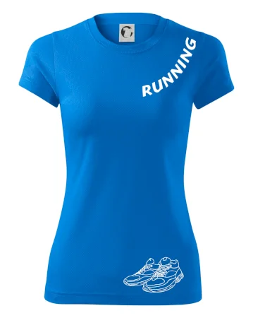 Running nápis šikmo