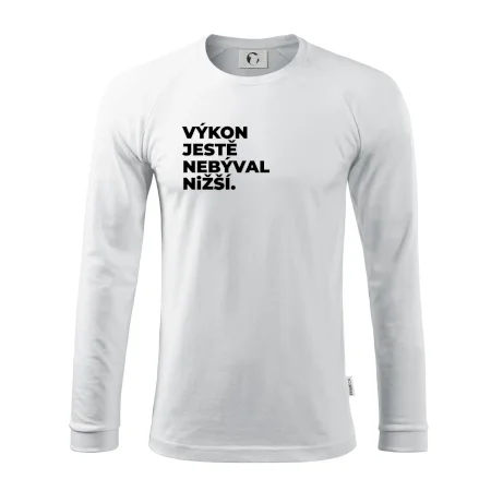 VÝKON JESTĚ NEBÝVAL NIŽŠÍ.