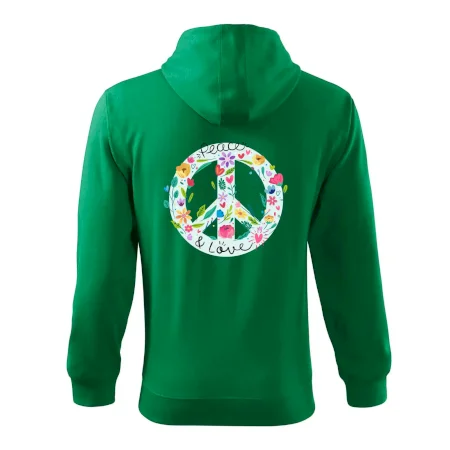 Peace and love symbol