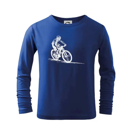 MTB kreslený cyklista