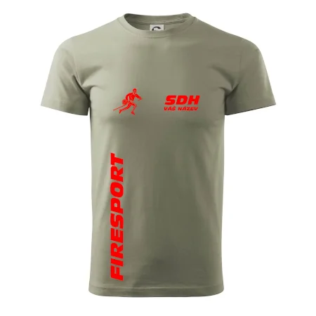 Hasičský sport SDH + váš název ČERVENÁ