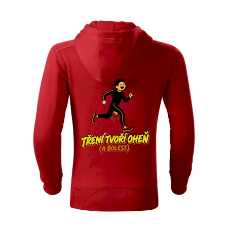 Běžecké tření tvoří oheň