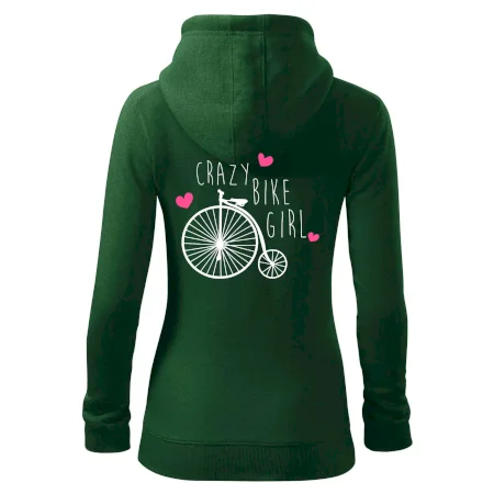 Crazy bike girl