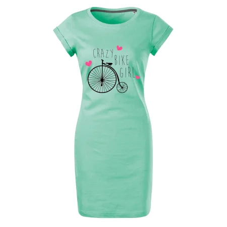 Crazy bike girl