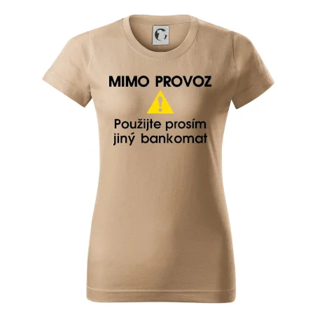 Mimo provoz - použijte jiný bankomat