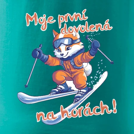 Moje první dovolená na horách oranžová liška