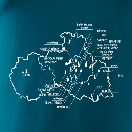 Mapa rozhleden - Liberecký kraj