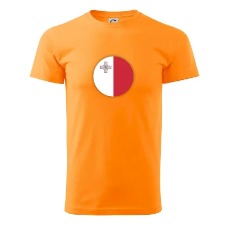 Vlajka Malta kulatá velká