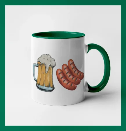 Pivo a klobása