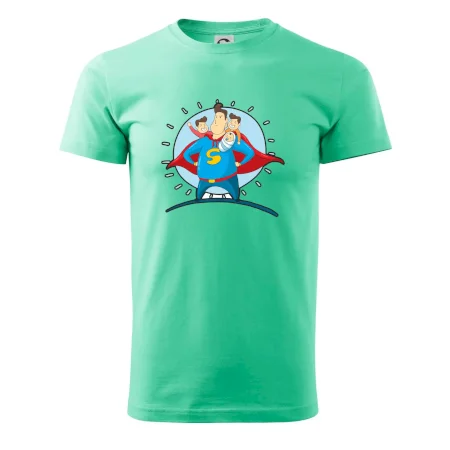 Táta superman - kluk, kluk a dítě