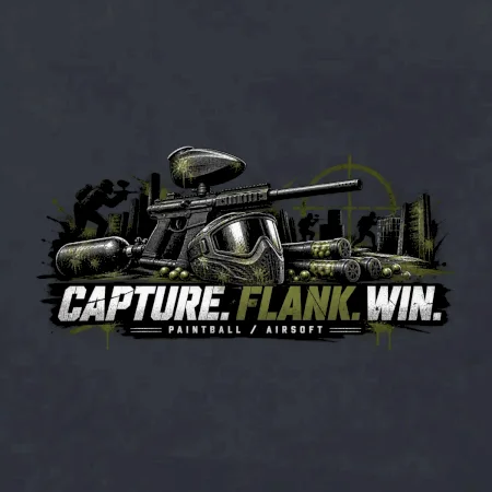Taktika capture flank win paintball